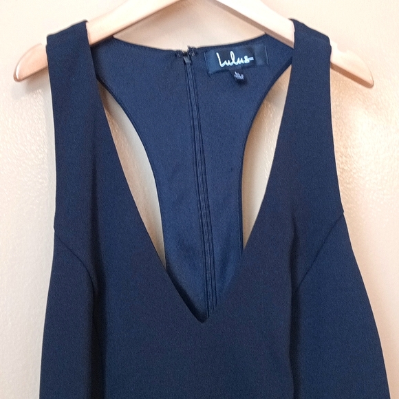 Lulus Dresses & Skirts - Lulu's dresses |V-Neck Black mini dress women's SZ Large| sleeveless dress